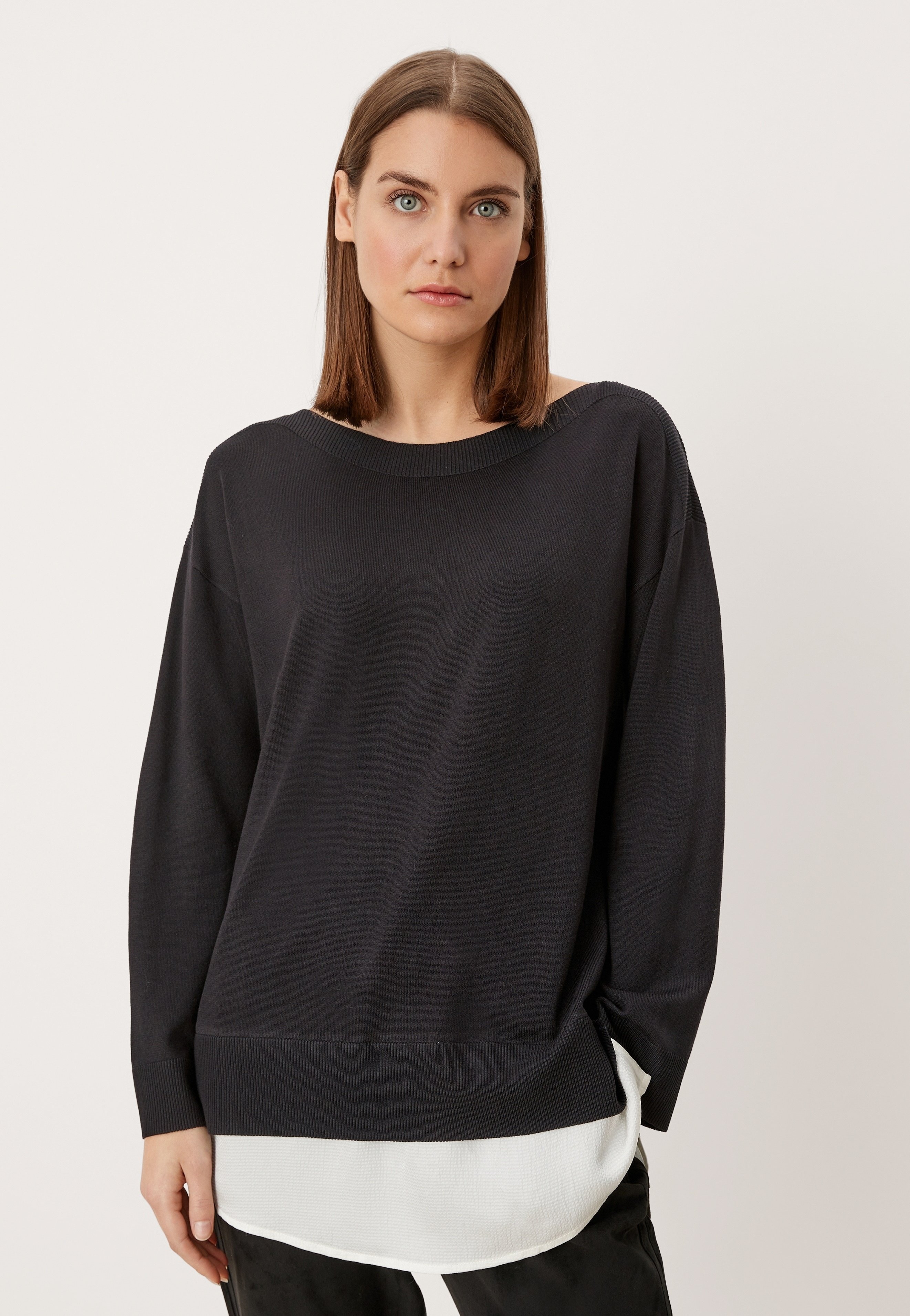 Flauschiger Relaxed-Fit-Pullover mit U-Boot-Ausschnitt - Rot | s.Oliver Flauschiger Relaxed-Fit-Pullover mit U-Boot-Ausschnitt - Rot | s.Oliver
