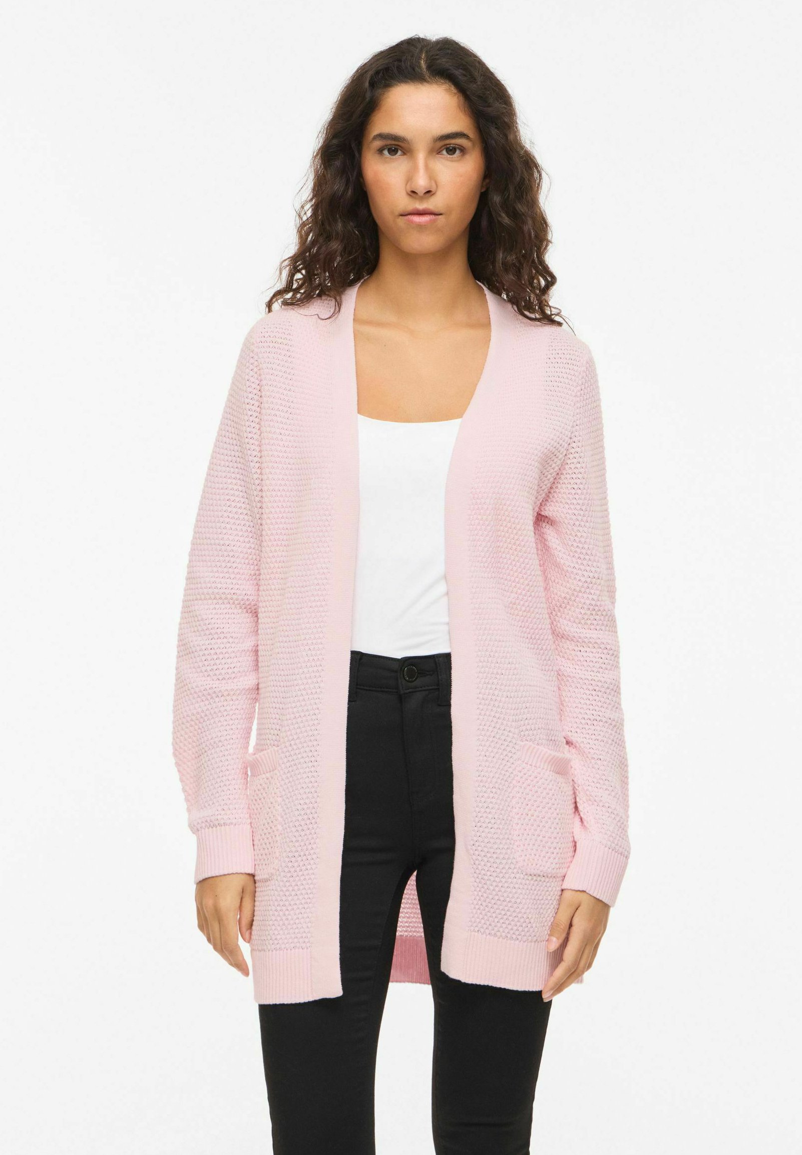 VILA VIDALO - Cardigan - cherry blossom/mottled light pink