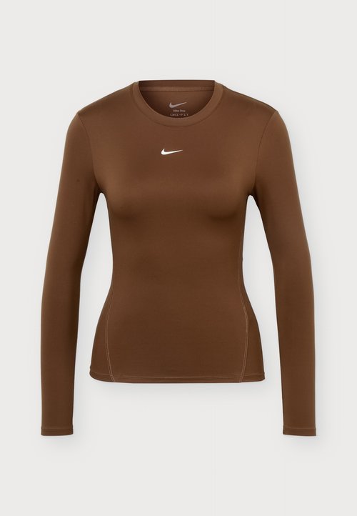 Nike ONE - Long-sleeved top - cacao wow/white — photo 5