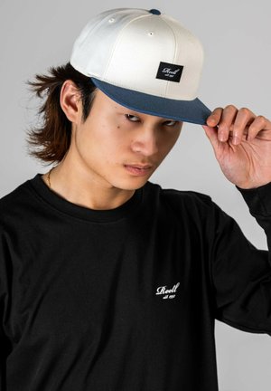 PITCHOUT - Cap - off white   blue