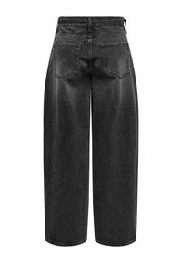 ONLY MIT WEITEM BEIN ONLGIANNA MITTLERE TAILLE BALLON SCHNITT - Straight leg -farkut - washed black