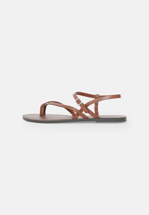 TIA 2.0 - T-bar sandals - cognac