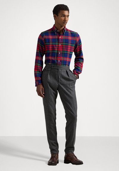 Polo Ralph Lauren CLASSIC FIT PLAID BRUSHED FLANNEL SHIRT - Chemise - royal red multi