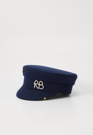 RUSLAN BAGINSKIY PIERCED BAKER BOY - Lue - navy blue