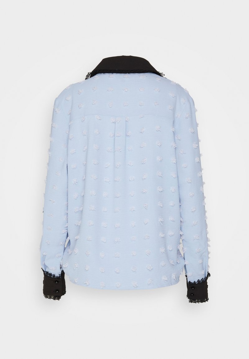 Sister Jane NAILA FLOWER TRIM SHIRT - Chemisier - blue/bleu  