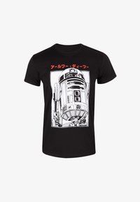 Henry Tiger STAR WARS R2D2 KATAKANA Print T-shirt black