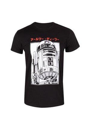 STAR WARS R2D2 KATAKANA - Print T-shirt - black