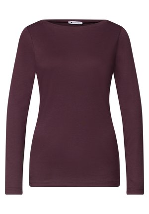 Street One, LANGARM SHIRT MIT U-BOOT-AUSSCHNITT - Camiseta de manga larga - rustic rouge