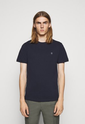 T-shirt - bas - dark navy/white