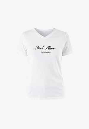 Patrizia Pepe, T-shirt print - bianco