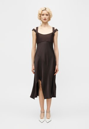 THE ELODIE DRESS - Koktélruha / Partiruha - walnut