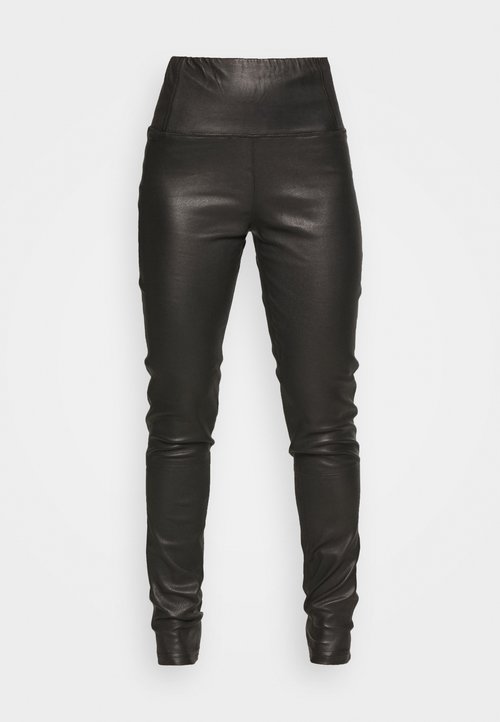 YAS YASZEBA STRETCH - Lederhose - chestnut/dunkelblau - Zalando.ch
