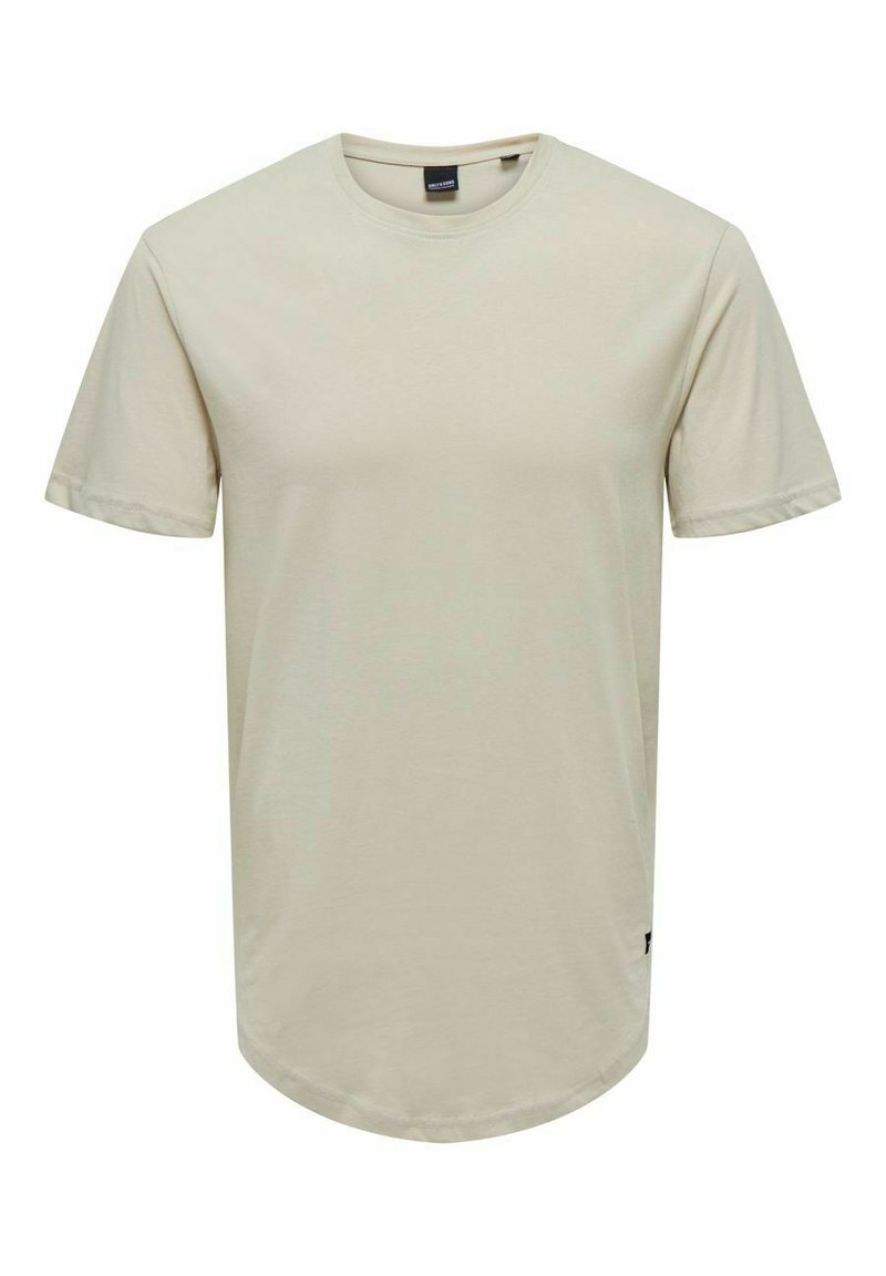 Only & Sons ONSMATT LIFE LONGY TEE  - Basic T-shirt - silver lining
