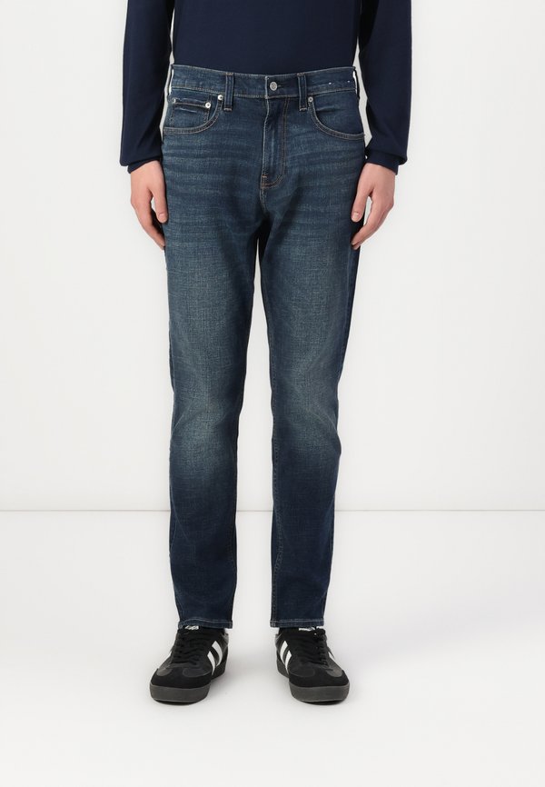 Dark Wash Athletic Skinny Jeans - Jeans Skinny Fit