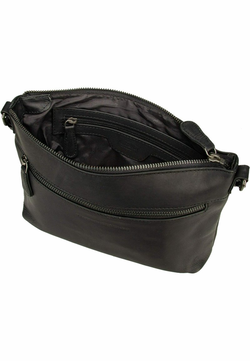 Sac Bandoulière Crossbody The Chesterfield Brand Ellon - Cuir Vache Noir - Neuf Avec étiquettes