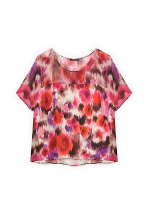 Fiorella Rubino, BLUSA STAMPA FLOREALE - Bluse - fucsia
