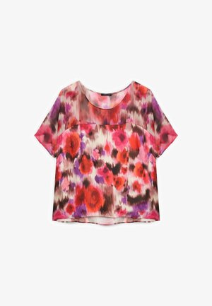 Fiorella Rubino, BLUSA STAMPA FLOREALE - Blůza - fucsia