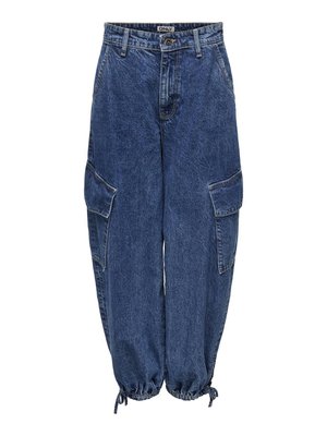 ONLY HIGH WAIST - Relaxed fit jeans - medium blue denim