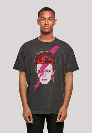 F4NT4STIC DAVID BOWIE OVERSIZE  - T-Shirt print - schwarz