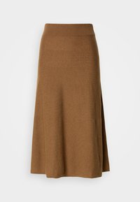 SKIRT - Jupe trapèze - warm khaki
