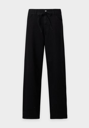 ONLY Carmakoma, CARGIANNA - Wide leg - black denim