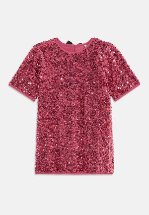 KMGCONFIDENCE SEQUINS DRESS - Cocktailjurk - rose wine