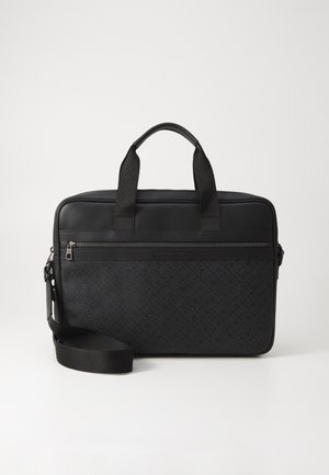 MONOGRAM COMPUTER BAG - Nešiojamojo kompiuterio krepšys - black