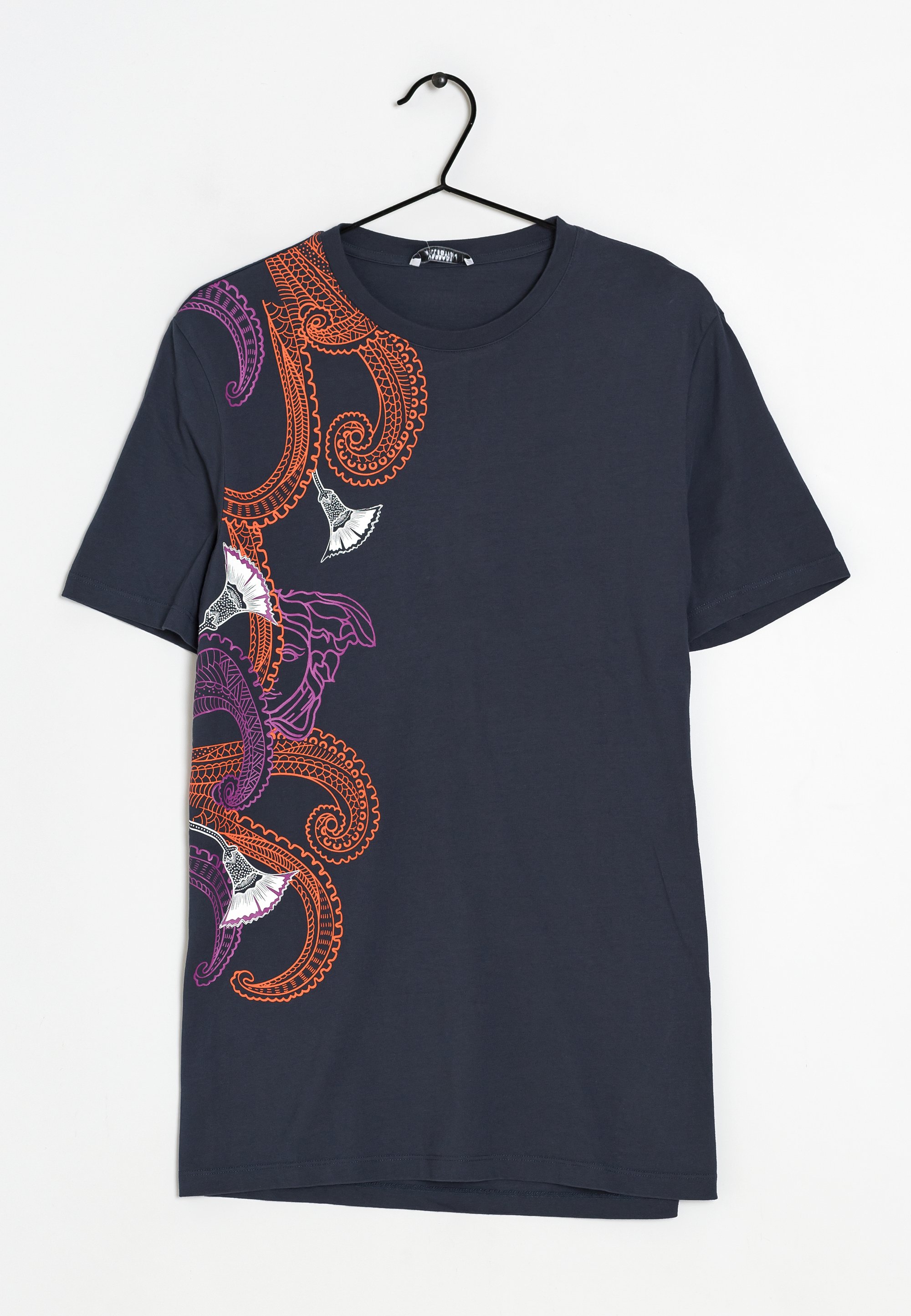 Versace Collection Print T-shirt blue (Pre-owned)