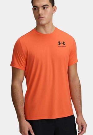 Under Armour HEATGEAR - T-shirt con stampa - orange fire