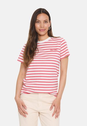 Saint Tropez MINKASZ  - Print T-shirt - fruit dove ice stripe