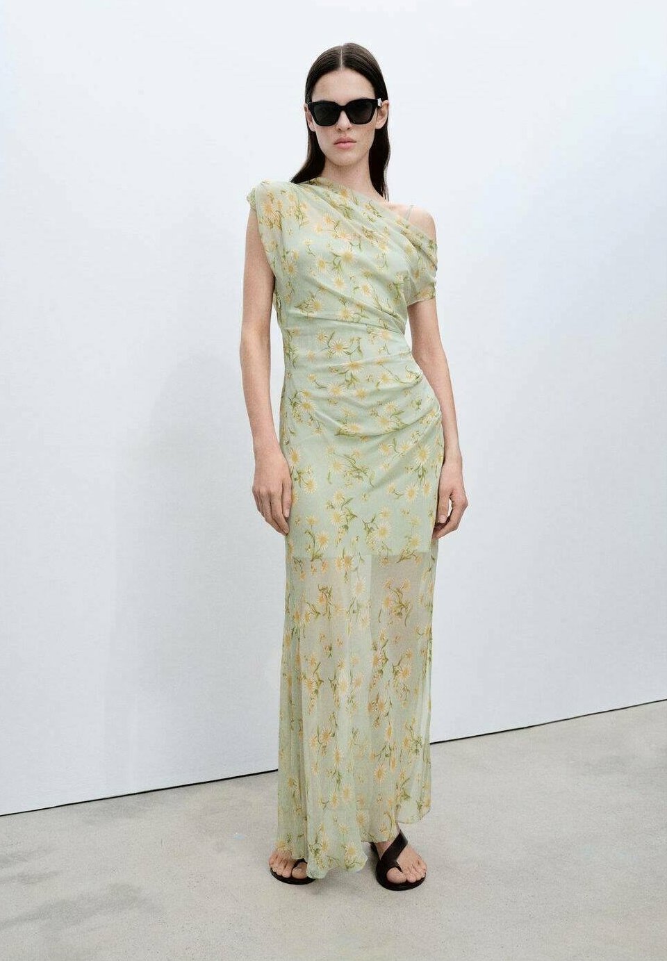Mango DONNA - Maxi dress - light green - Zalando Mango DONNA - Maxi dress - light green - Zalando