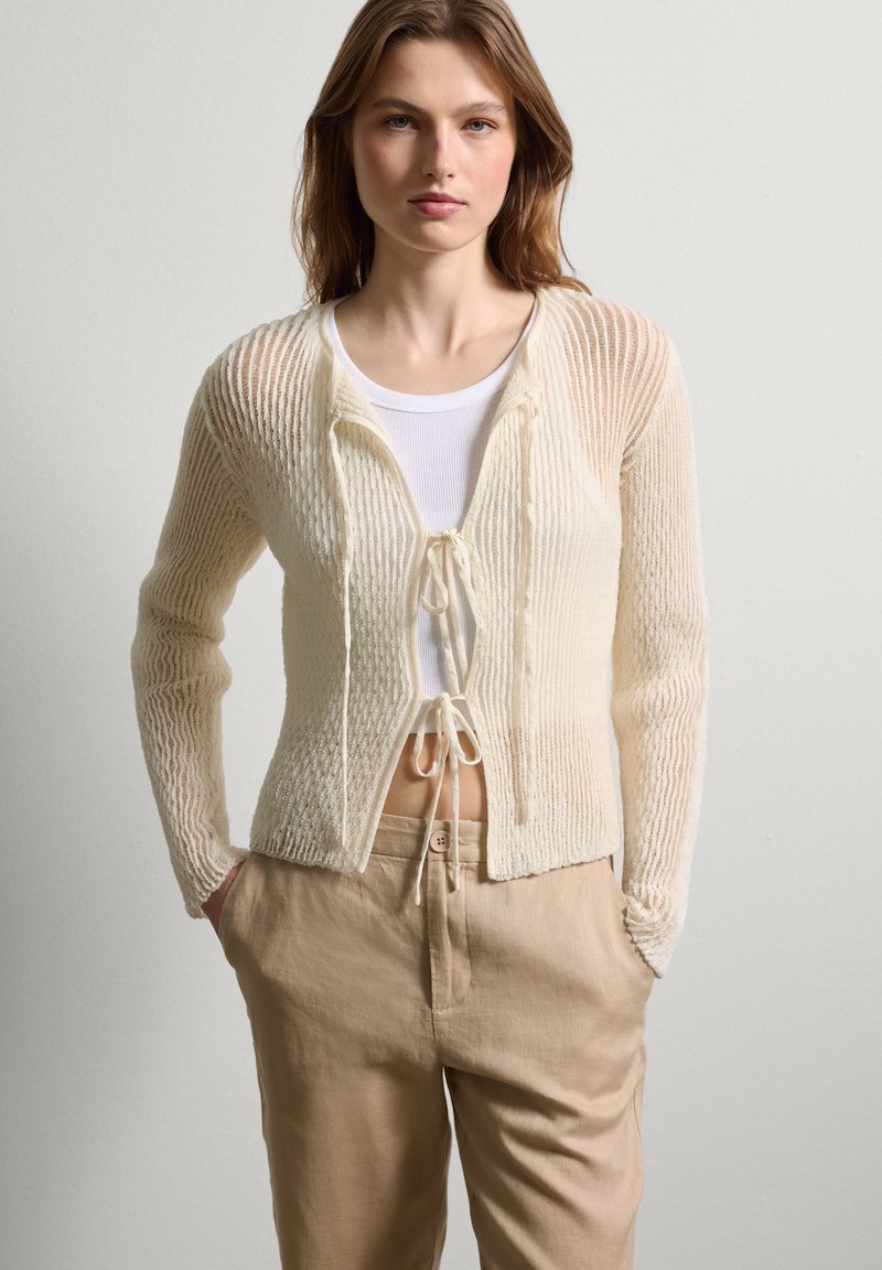 Stefanel Strickjacke - cream white