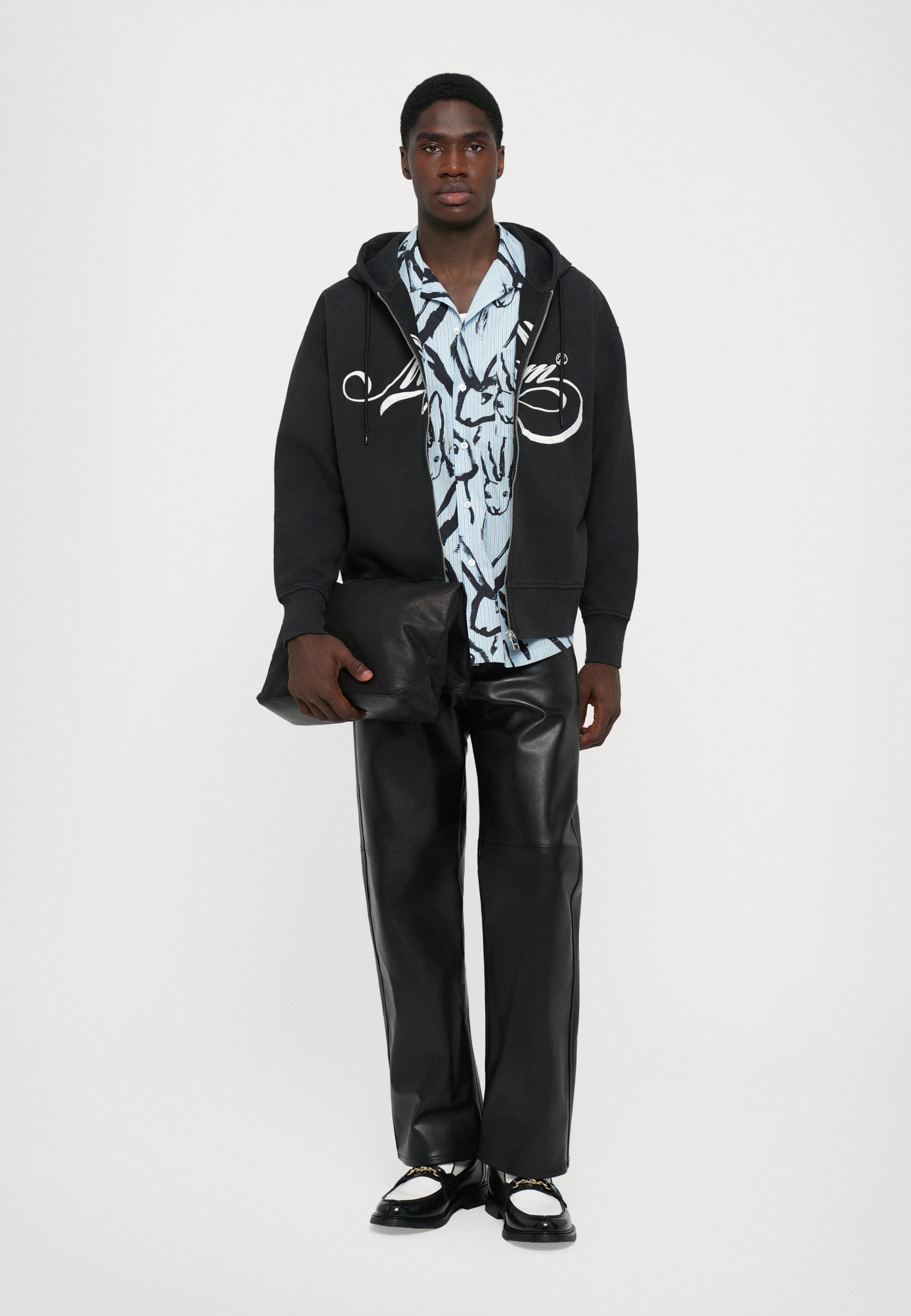 MSGM FELPA - Zip-up sweatshirt - black - Zalando.co.uk MSGM FELPA - Zip-up sweatshirt - black - Zalando.co.uk