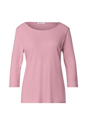 Street One, 3/4-SLEEVE SHIRT WITH BOAT NECK - T-shirt à manches longues - vintage blush