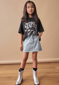 Next REGULAR FIT  - A-vonalú szoknya - mid blue