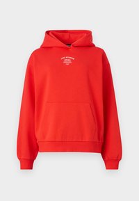 JXALVA LOOSE HOOD - Felpa - fiery red