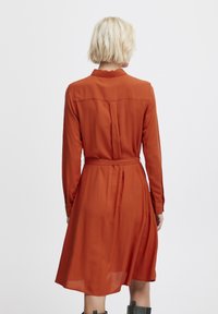 ICHI Skjortklänning - orange