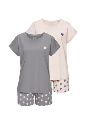 SET - Nachtwäsche Set - taupe  rosa