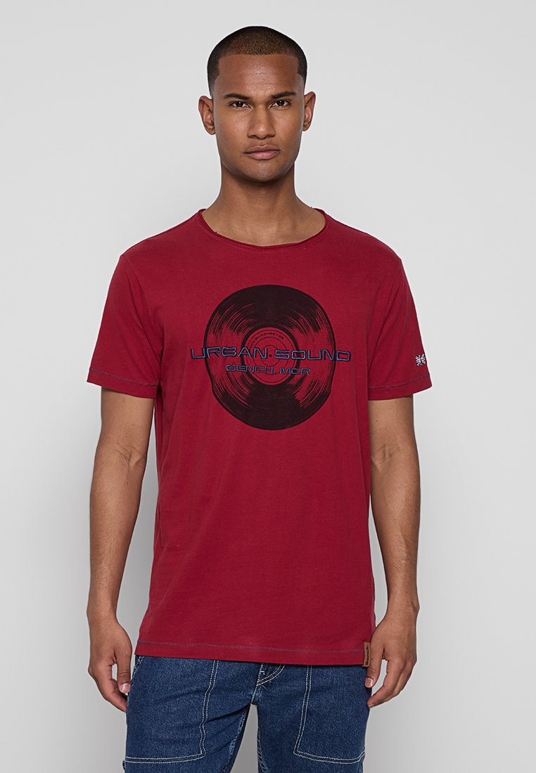 Bench T-shirt print rood