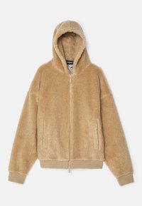 RELAX TEDDY ZIPPED HOODIE - Overgangsjakke - camel