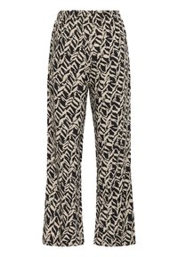 Kaffe Pantalon classique - black feather grey lines