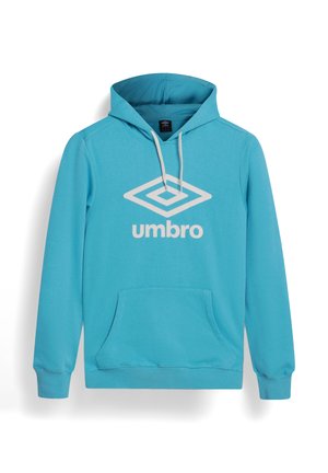 Umbro, LARGE LOGO HOODIE - Hanorac - retro blue birch
