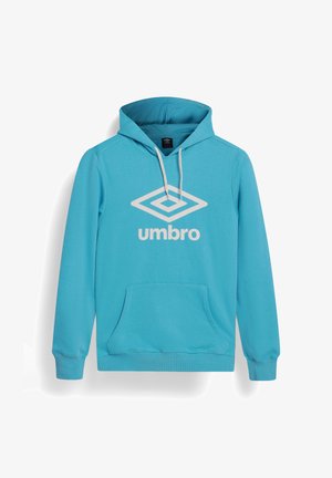Umbro, LARGE LOGO HOODIE - Hanorac - retro blue birch