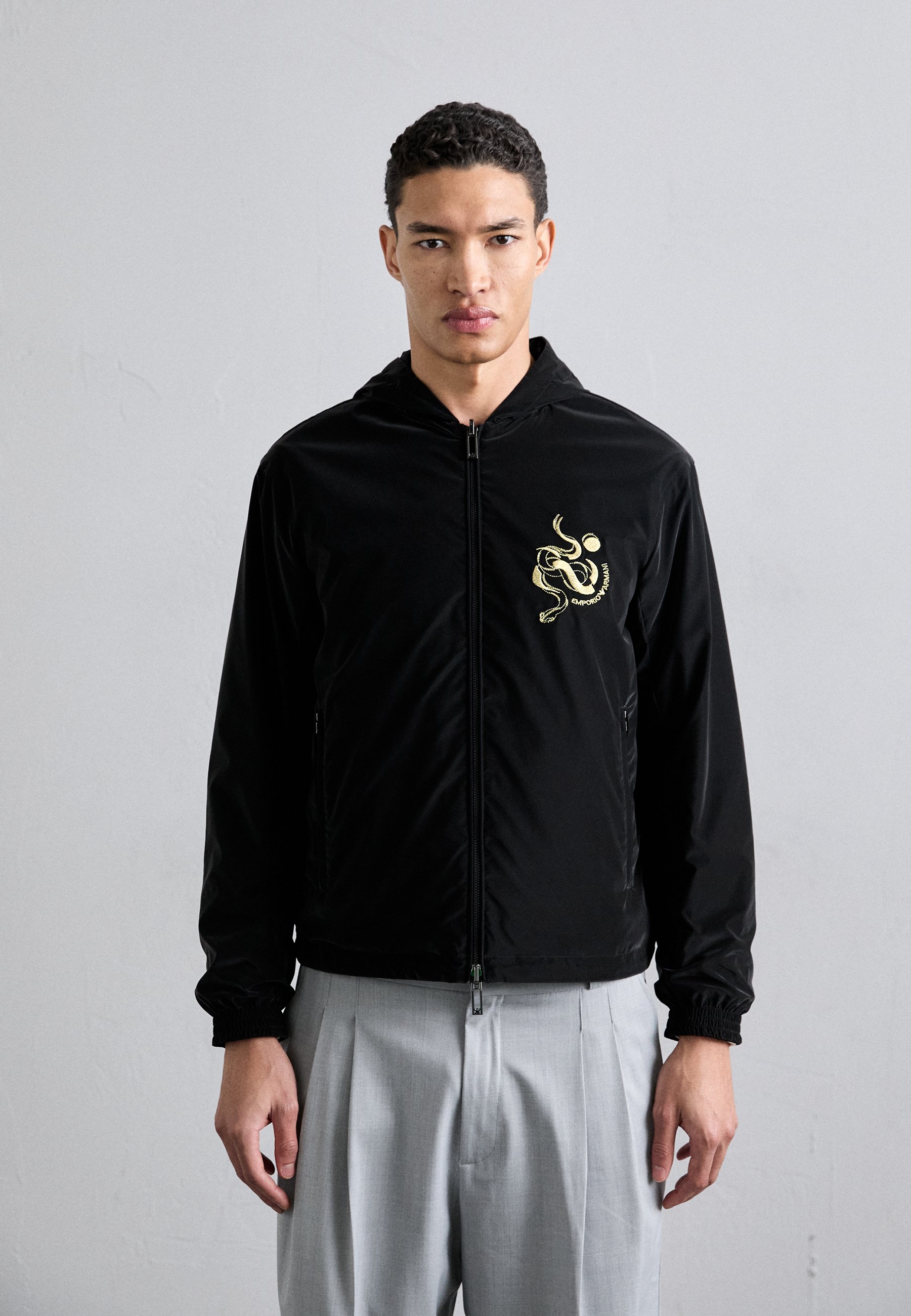 ジャケット・アウター EMPORIO ARMANI 25SS BLOUSON JACKET EMPORIO ARMANI - Leather Blouson Jacket Emporio Armani