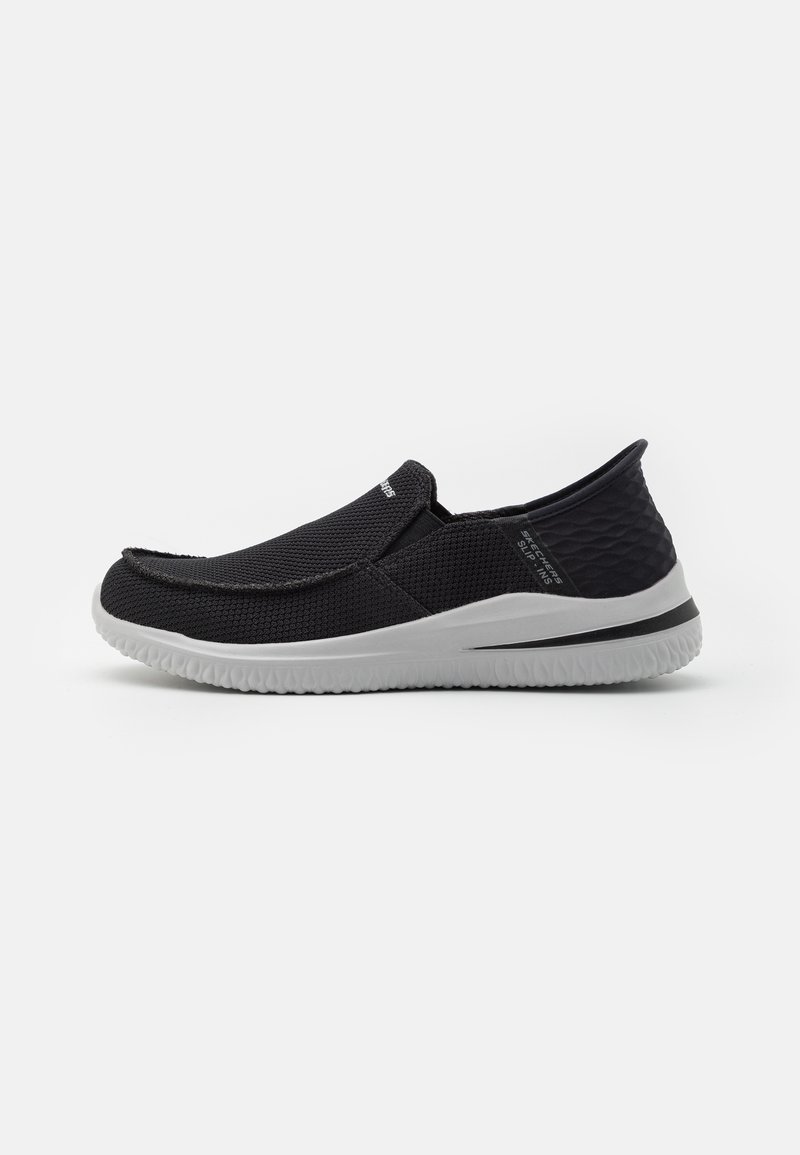 Skechers - DELSON 3.0 - Polobotky - black, Zvětšit