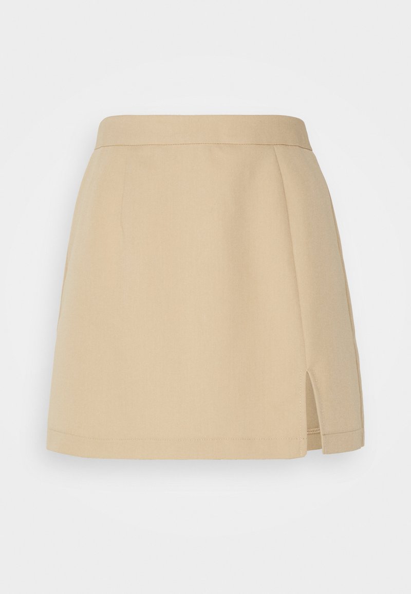 Pieces Petite A-lijn rok beige Pieces Petite A-lijn rok beige