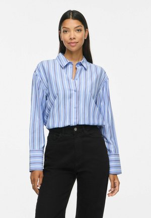VILA, SHIRT VILORA STRIPED - Chemisier - vista blue