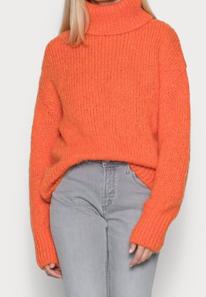More & More, Strickpullover - orange