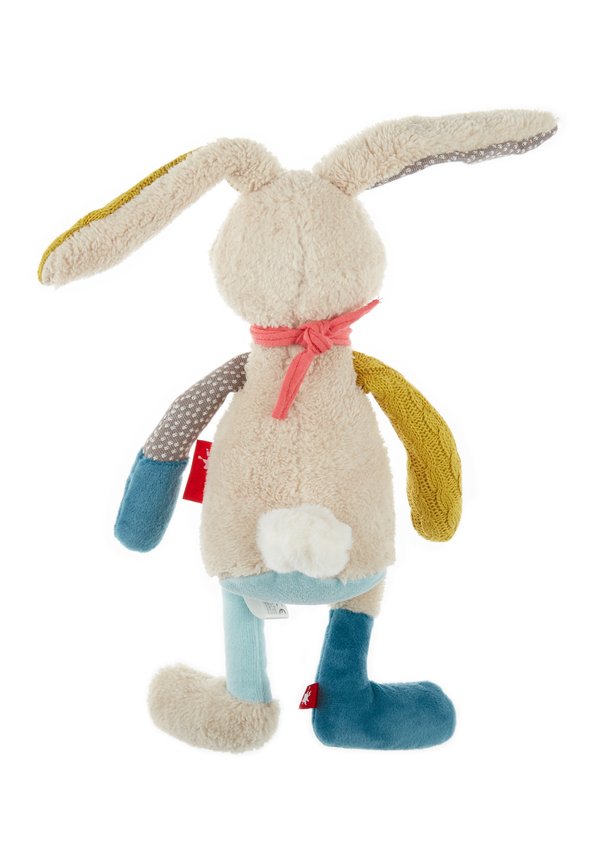 HASE PATCHWORK SWEETY – Kuscheltier – beige blau
