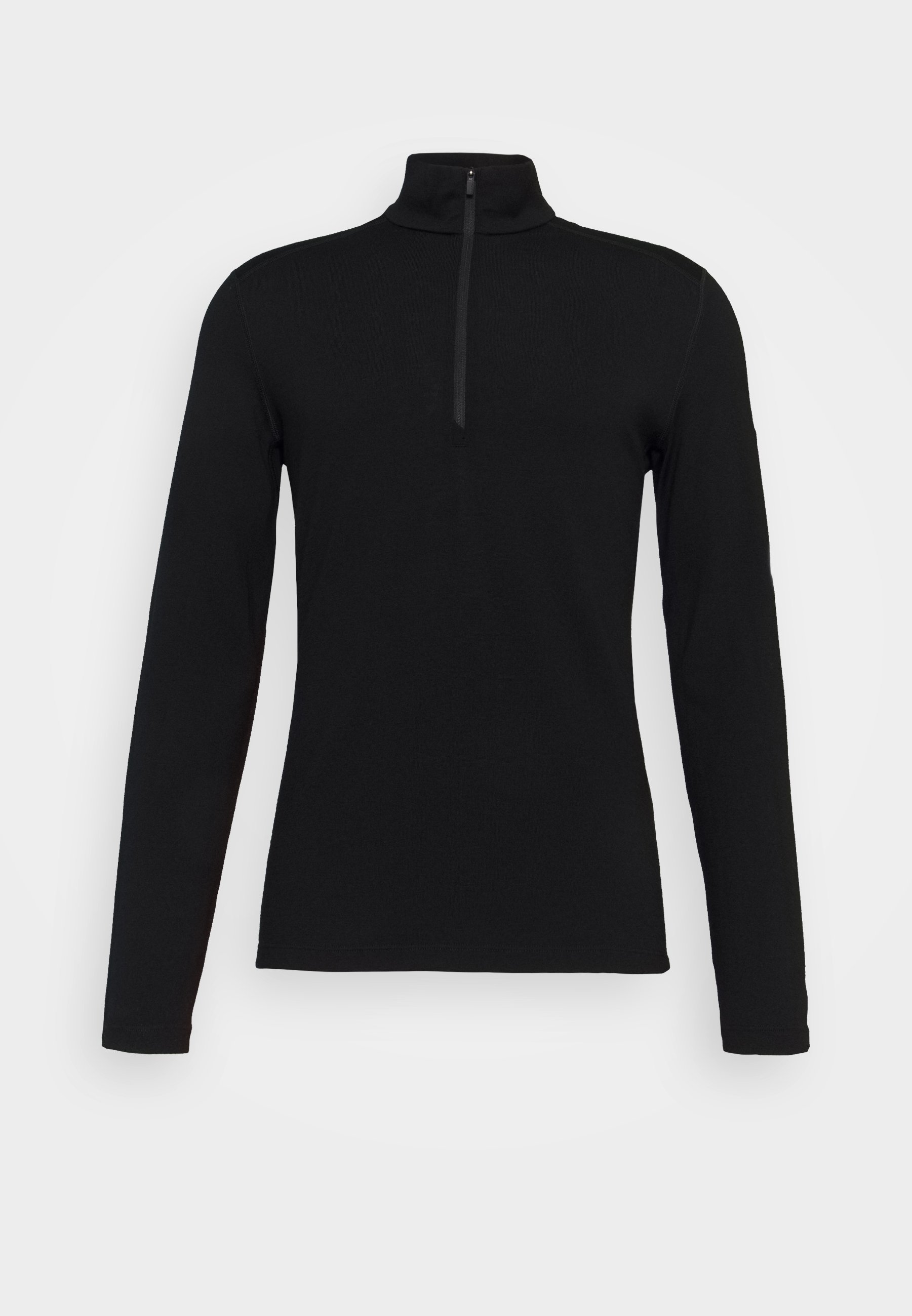 half zip black jumper